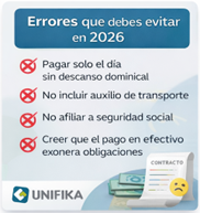 Errores que debes evitar | Unifika